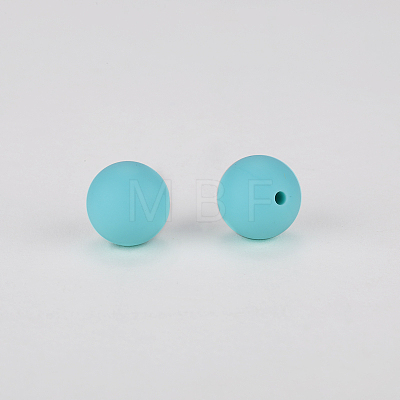 Round Silicone Focal Beads SI-JX0046A-46-1