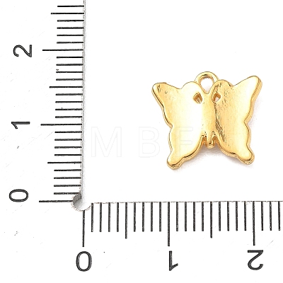 304 Stainless Steel Micro Pave Clear Cubic Zirconia Pendants SA-CBA8A4A-03A-G-1