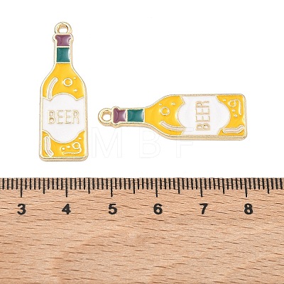 Alloy Enamel Pendants FIND-H020-01D-G-1