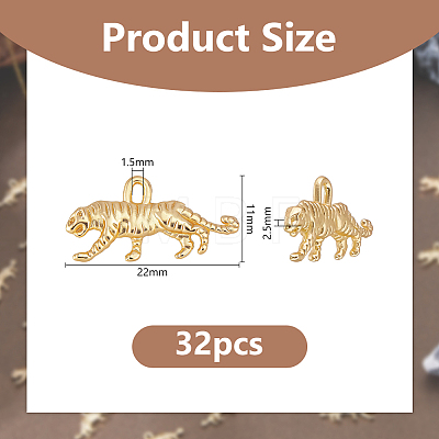 32Pcs Tibetan Style Alloy Pendants TIBEP-DC0001-54-1
