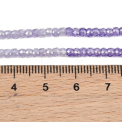 Cubic Zirconia Beads Strands ZIRC-P125-2x3mm-20-1