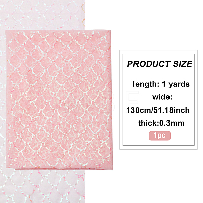 Polyester Lace Fabric DIY-WH0409-97B-1