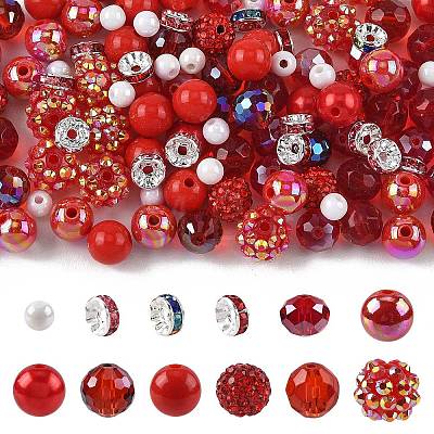 200 Pcs DIY Beads Findings Kits DIY-CJ0003-47-1