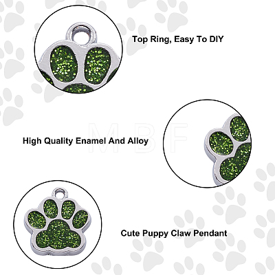 Alloy Enamel Charms ENAM-TAC0001-05F-1