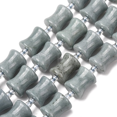 Natural Myanmar Jadeite Beads Strands G-Z155-A01-01-1