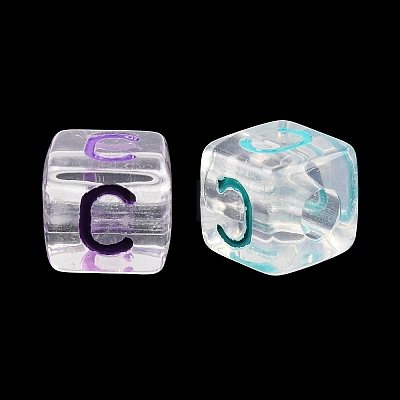 Acrylic European Beads MACR-I042-01C-1
