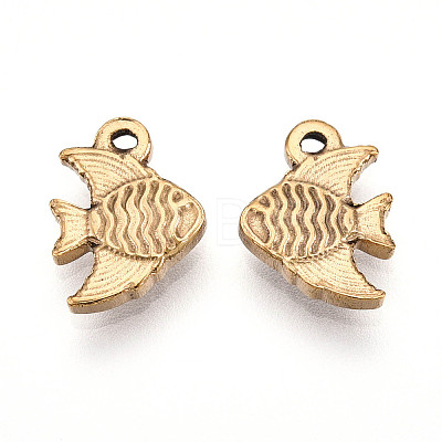 304 Stainless Steel Charms STAS-N109-46G-1