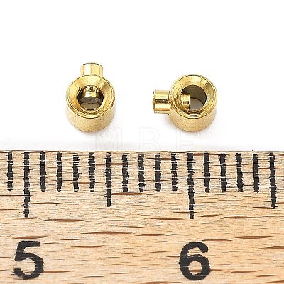 Ion Plating(IP) 304 Stainless Steel Crimp Beads X-STAS-L216-51G-1