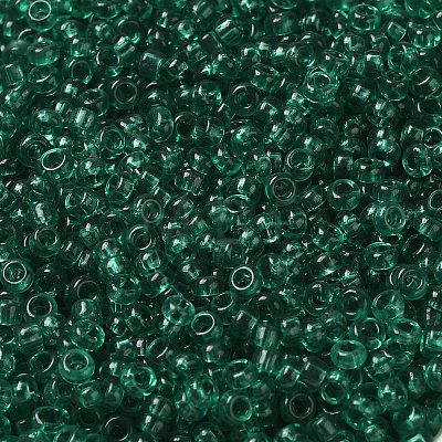 Transparent Colours Picasso Glass Round Seed Beads SEED-B001-06A-09-1