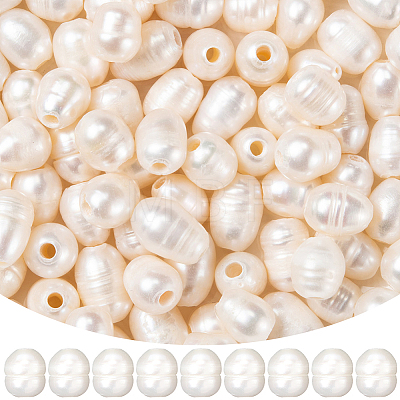 50Pcs Large Hole Pearl Beads PEAR-LT0001-09A-1