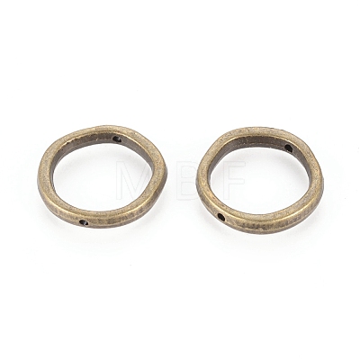 Tibetan Style Ring Bead Frames EA13622Y-AB-1