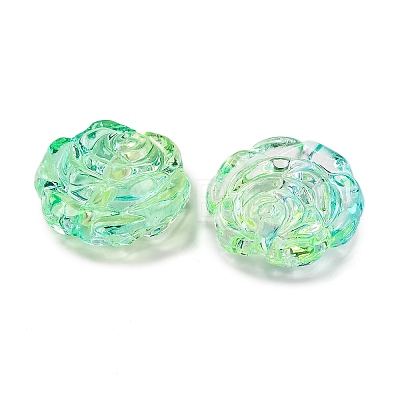 909Pcs Transparent Two Tone Acrylic Beads MACR-K359-20A-1