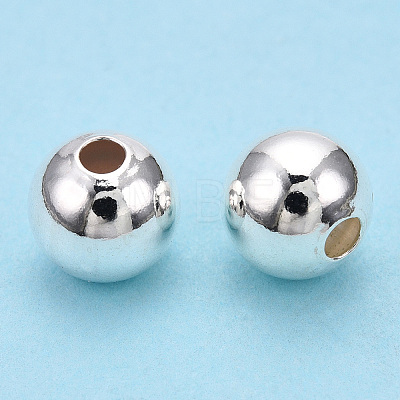 925 Sterling Silver Beads STER-S002-12-8mm-1