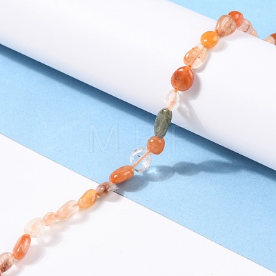 Natural Agate Beads Strands G-G018-23-1
