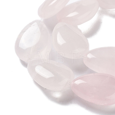 Natural Rose Quartz Beads Strands G-P528-L18-01-1