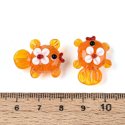 Handmade Lampwork Beads Strands LAMP-N036-21B-1