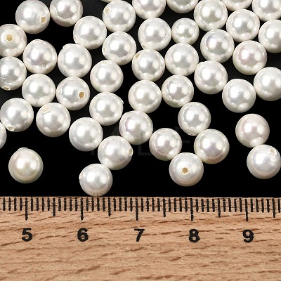Electroplated Shell Pearl Beads BSHE-B008-05A-6mm-1