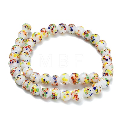 Handmade Lampwork Beads Strands LAMP-H071-01C-03-1