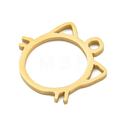 Ion Plating(IP) 201 Stainless Steel Charms STAS-M015-05G-1