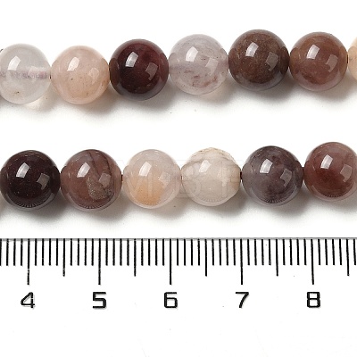 Natural Strawberry Quartz Beads Strands G-H298-A03-03-1