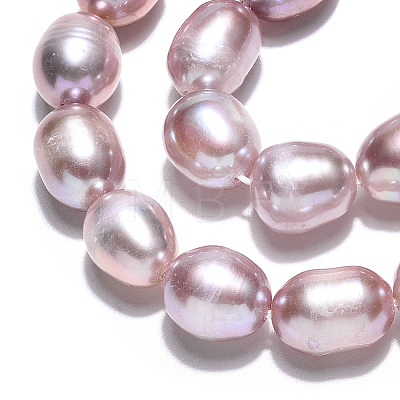 Natural Cultured Freshwater Pearl Beads Strands PEAR-N012-07P-1