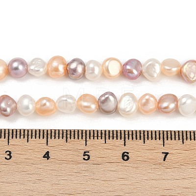 Natural Cultured Freshwater Pearl Beads Strands PEAR-P064-19G-02M-1