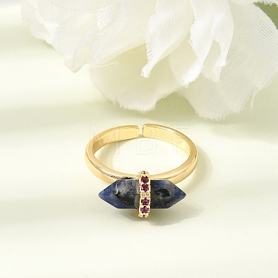 Natural Sodalite Cuff Rings GG-CBA0B5A-03G-07-1