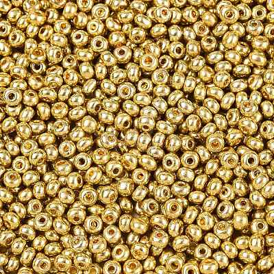 8/0 Grade A Round Glass Seed Beads SEED-N002-C-0561-1