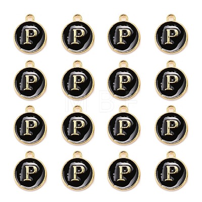 Golden Plated Alloy Charms ENAM-S118-02P-1