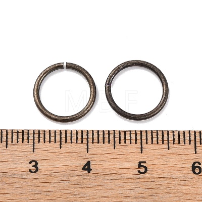 Brass Open Jump Rings KK-G514-01K-B-1