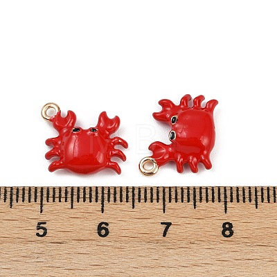 Brass Alloy Charms X-KK-R226-15G-02-1