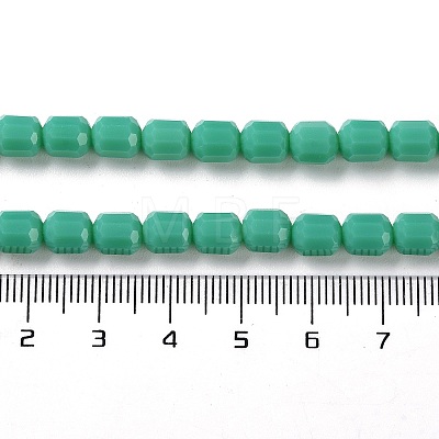Opaque Glass Beads Strands GLAA-G112-03G-1