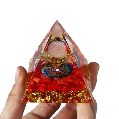 Orgonite Pyramid Resin Energy Generators PW-WG54455-01-1