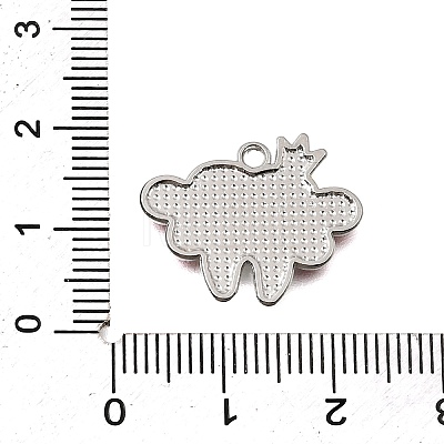 Alloy Enamel Pendants FIND-E049-08B-P-1