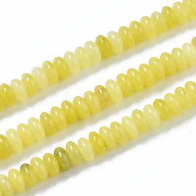 Natural Lemon Jade Beads Strands G-S366-115-1