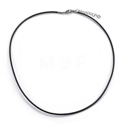 Round Leather Cord Necklaces Making MAK-I005-1.5mm-1