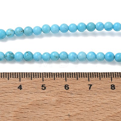 Synthetic Turquoise Beads Strands GG-CBA391B-03C-01-1