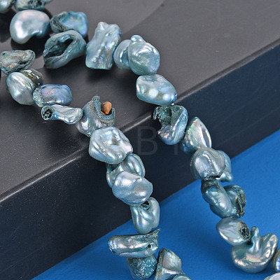 Natural Keshi Pearl Beads Strands PEAR-S021-013A-1