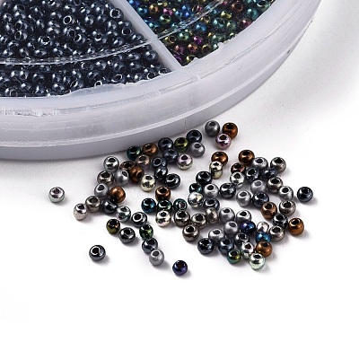 12/0 Grade A Electroplated Glass Seed Beads SEED-JP0007-11-1
