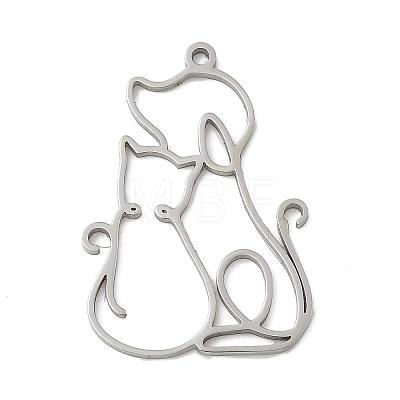 304 Stainless Steel Pendants LS-STAS-F326-19P-1
