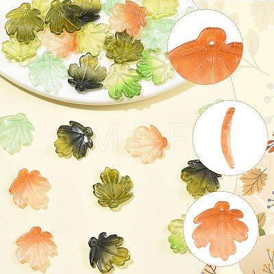 100Pcs Handmade Lampwork Pendants LAMP-FS0001-77-1
