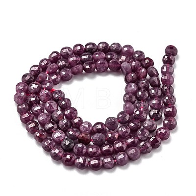 Natural Ruby/Red Corundum Beads Strands G-H266-19-1