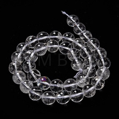 Natural Quartz Crystal Beads Strands G-H236-05B-10mm-1