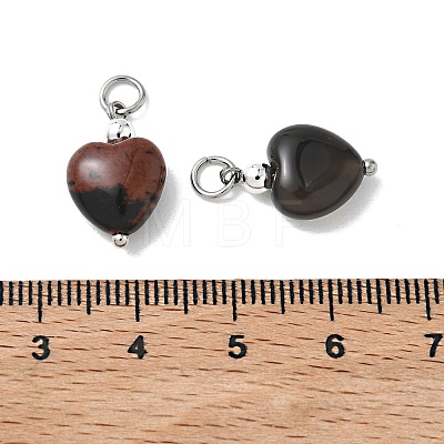 Natural & Synthetic Mixed Stone Pendants PALLOY-JF05481-02-1