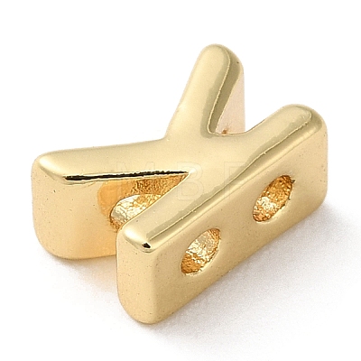 Rack Plating Brass Slide Charms KK-M254-15G-K-1