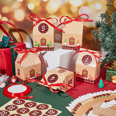 Christmas Cardboard Candy Boxs CON-WH0086-040-1