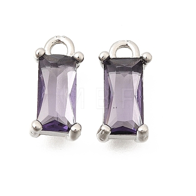 Brass Glass Pendants KK-Z156-02P-03-1