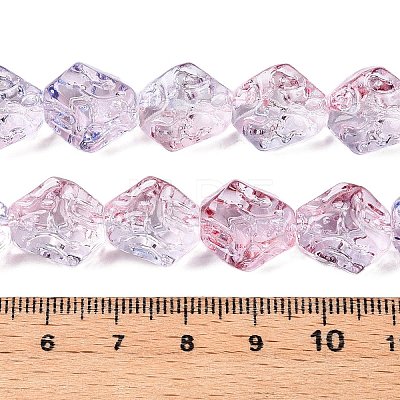 Electroplate Glass Beads Strands EGLA-N012-09H-1