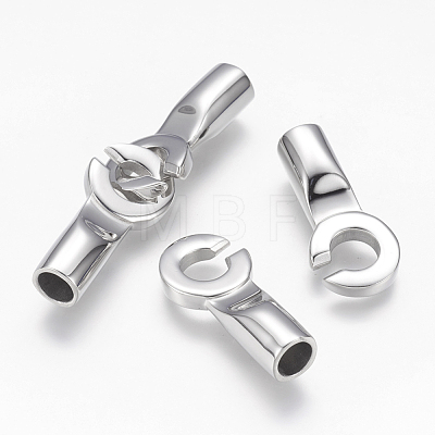 304 Stainless Steel Interlocking Clasps STAS-G143-23P-1