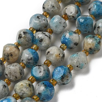 Natural K2 Stone Beads Strands G-K387-A06-02-1